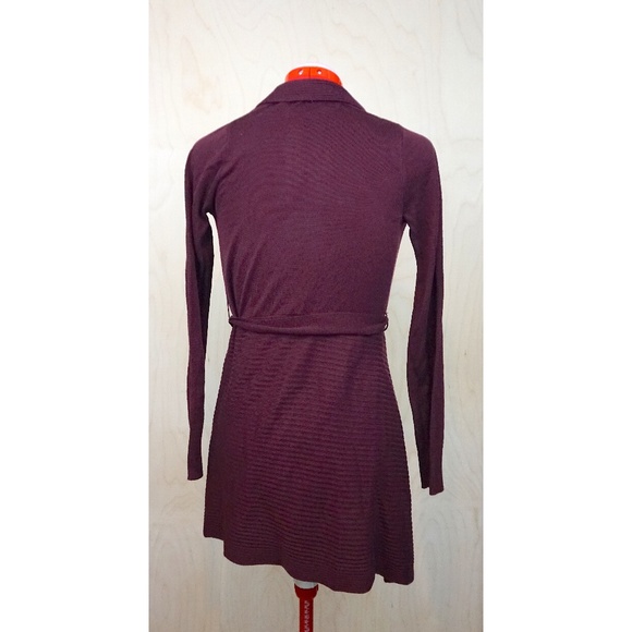 ModCloth (MAK) "Coastal Cafe" Cardigan in "Merlot" - Picture 4 of 7